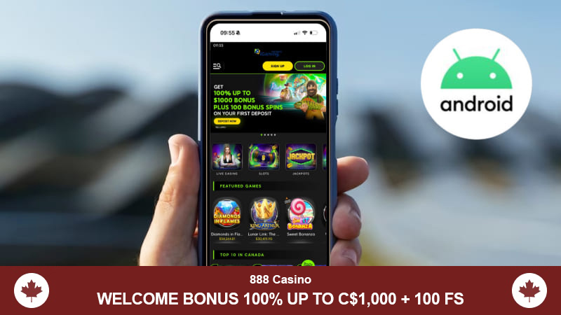 Welcome Bonus: max. 100% up to C$22,500 + 350 Free Spins