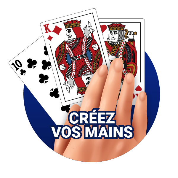 Une fois que le croupier a formé ses mains, il révèle les cartes des joueurs et compare les mains avec les siennes.