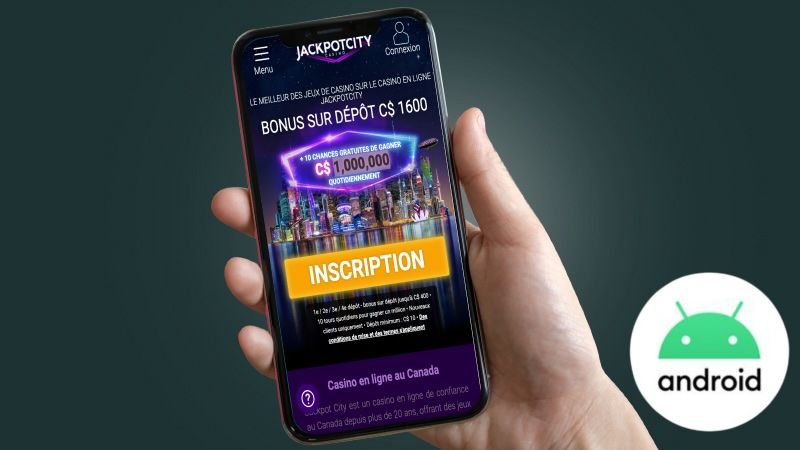 Jackpot City Casino propose une vaste sélection de jeux en ligne pour les utilisateurs. Avec un appareil Android, l'accès au casino via un navigateur Internet est très simple. Grâce au HTML5, le casino s'adapte parfaitement à votre appareil !
