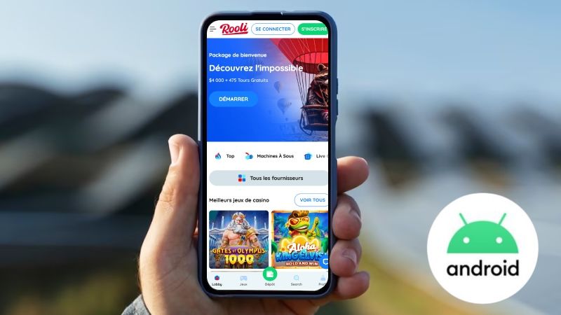 écran mobile de Rooli Casino