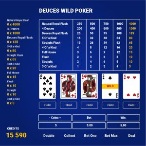 poker vidéo en ligne
