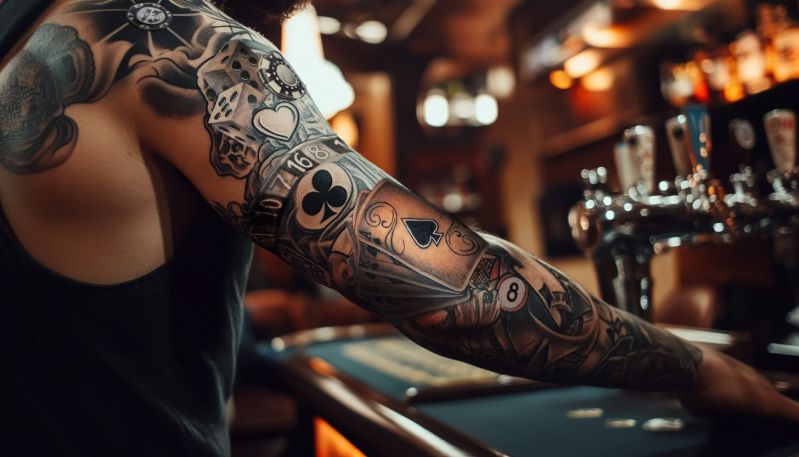 Casino Tattoo Sleeve