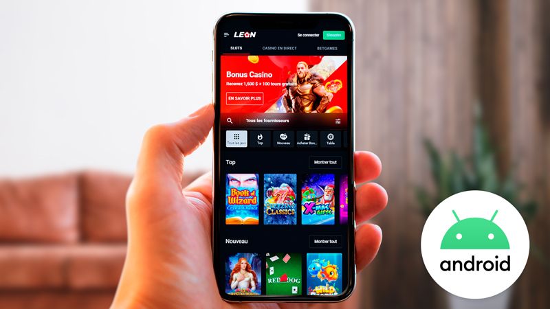 écran mobile de Leon Casino