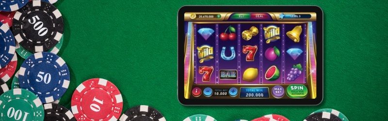 ipad avec des jetons de casino
