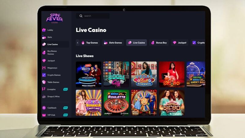 SpinFever Casino presents more than 150 blackjack games with a vast betting spectrum. Some titles include ONYX Blackjack, Speed Blackjack, and Unlimited Blackjack, sourced from Ezugi, Pragmatic Play Live, and Evolution. Canadian players are sure to find captivating options set against a backdrop reminiscent of a genuine casino.