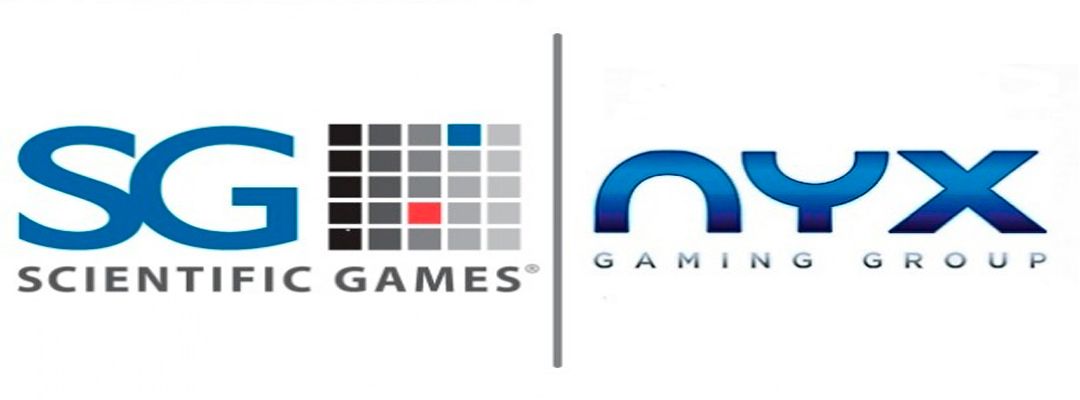 Scientific games and NYX gaming - logos.