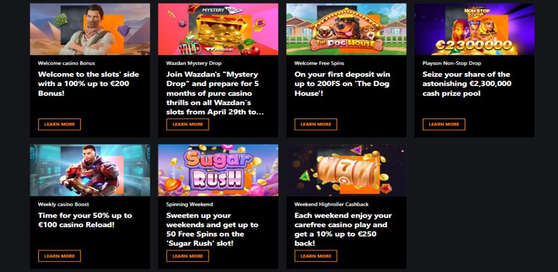 Betstro Casino's promotional offerings and bonuses