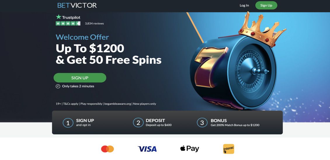 BetVictor casino bonus