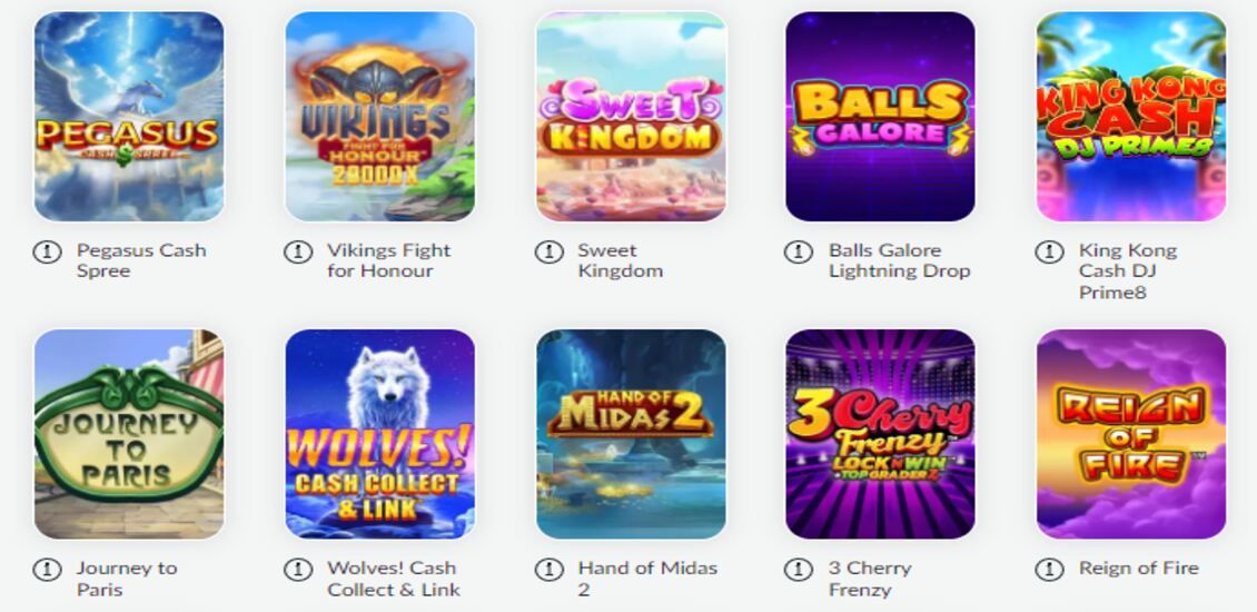 BetVictor Casino slots library