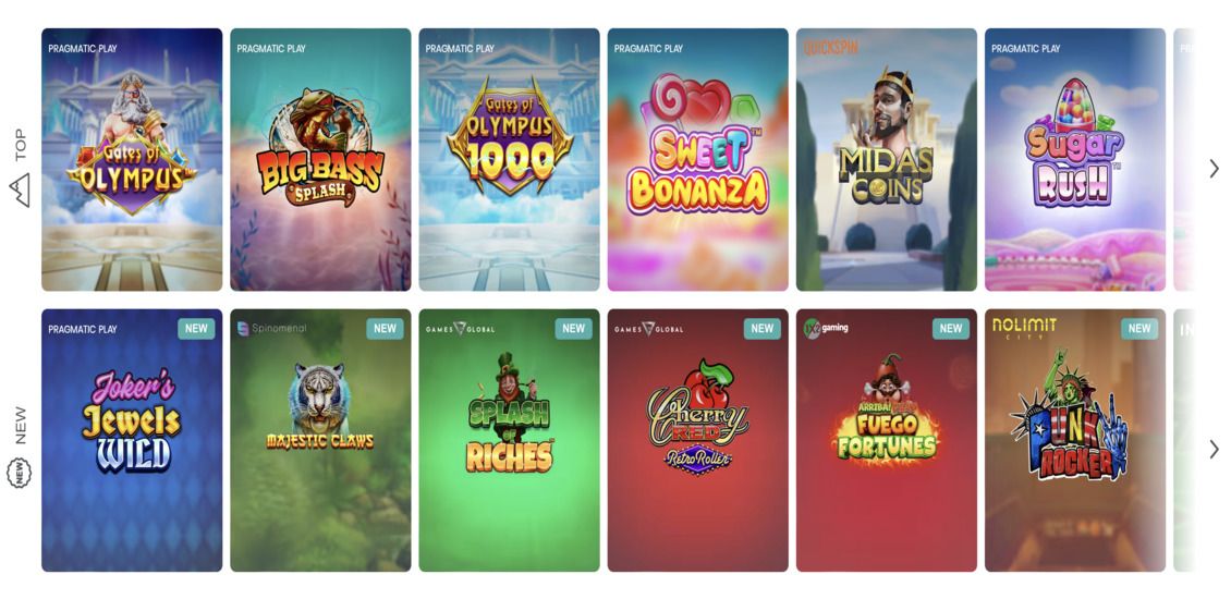 Conquestador Casino slots library