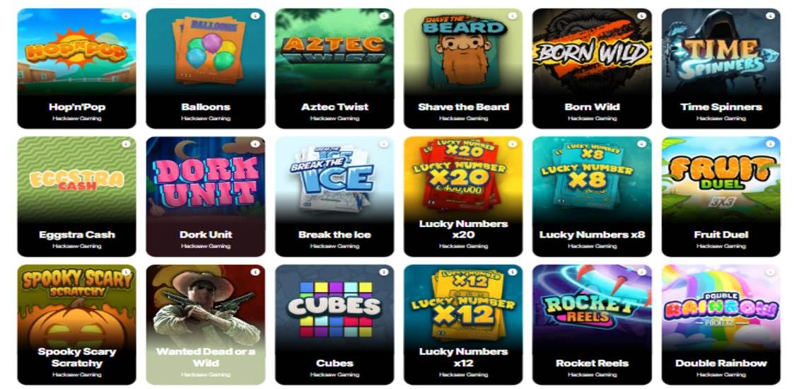 10bet casino slot library