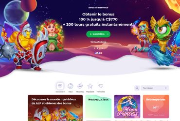 Alf Casino - page d'accueil