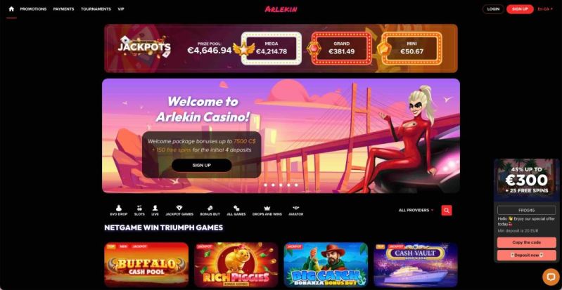 Arlekin main page