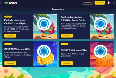 Betcoco Casino – bonus et promotions
