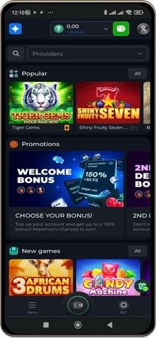 Mobile screenshot of Betico casino