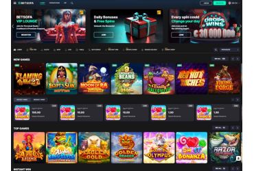 Betsofa Casino - main page