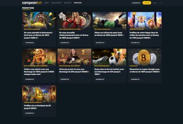 CampeonBet - page promotionnelle