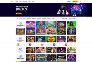 CatCasino - page d'accueil