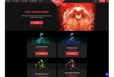 Cobra Casino - promotion page