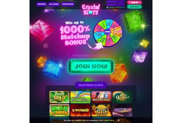 Crystal Slot Casino - Main Page