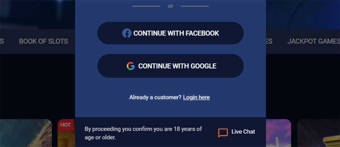 Dream.bet - registration process step 3
