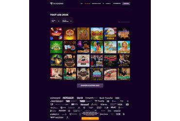 DuxCasino — Jeux
