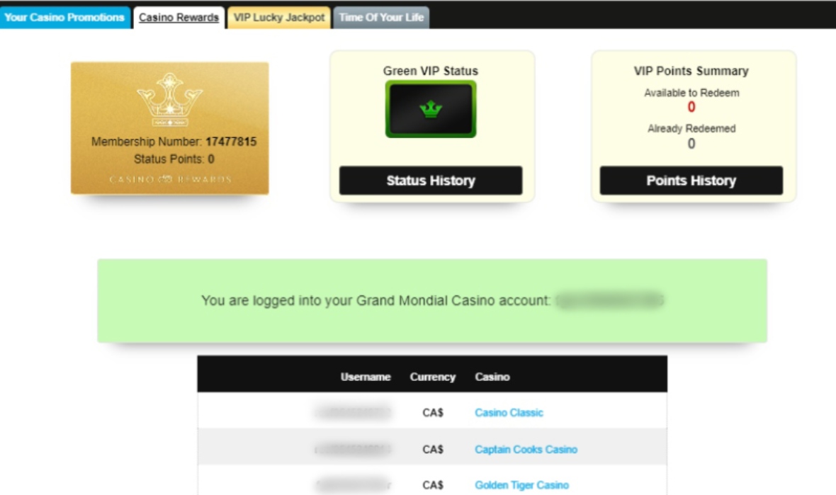 Details about the VIP program are available on the Grand Mondial Casino page.