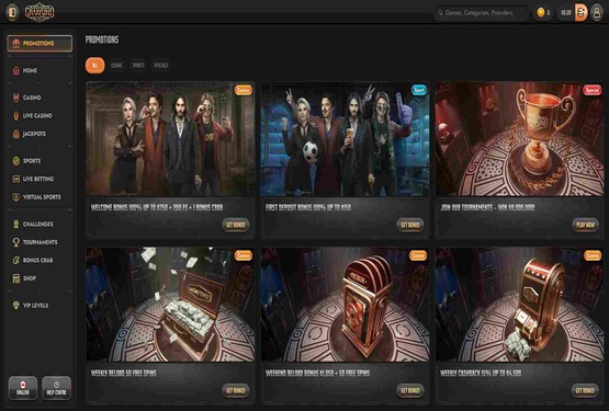 Gransino casino promotions page