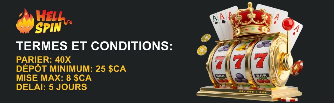 Termes et conditions du casino Hellspin.