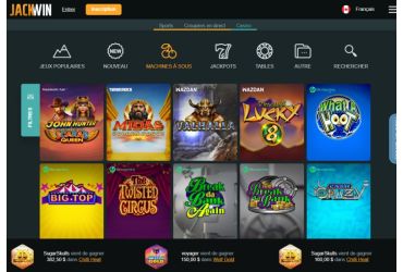 Jackwin casino - machines à sous