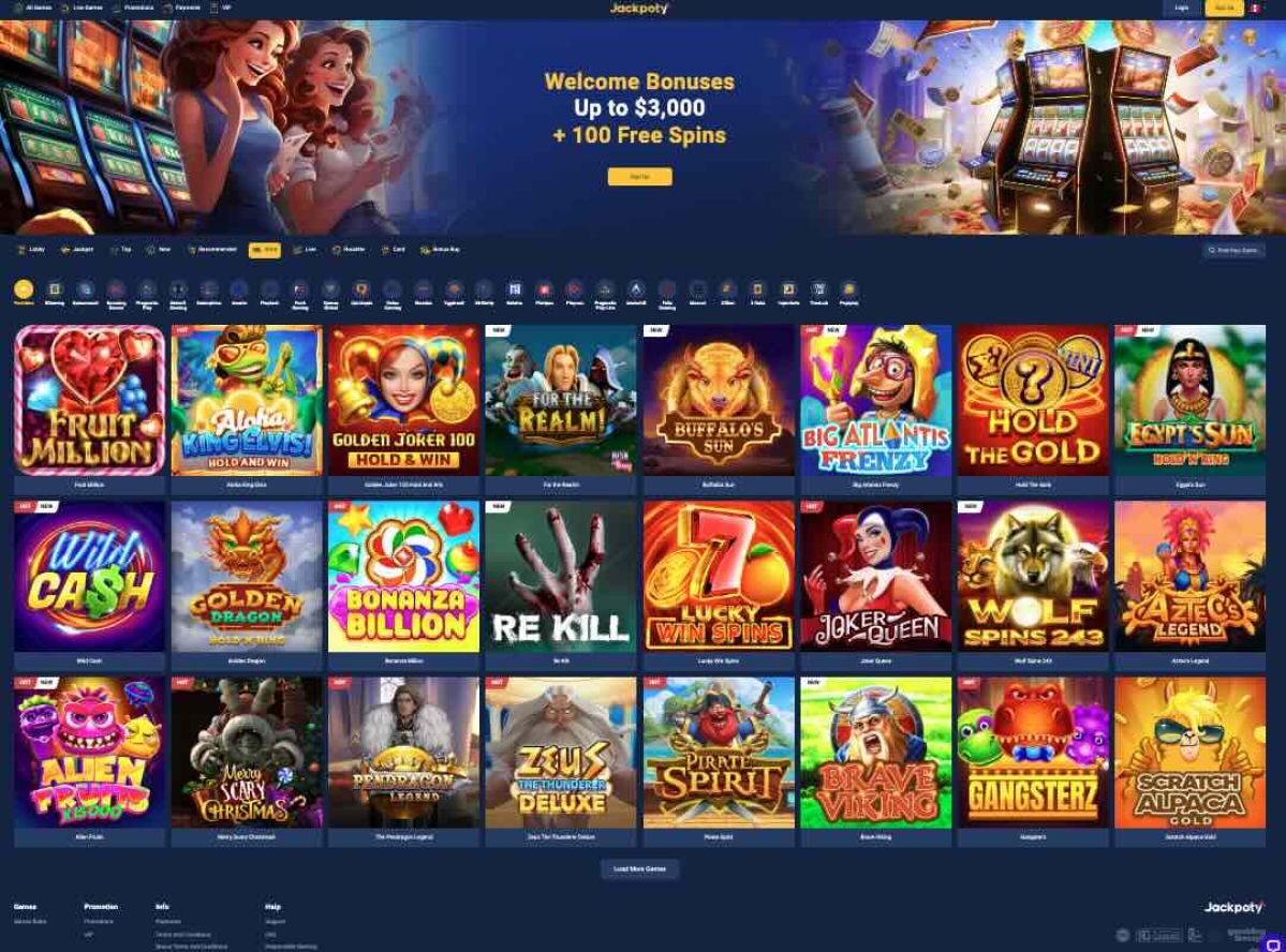 slots at jackpoty casino