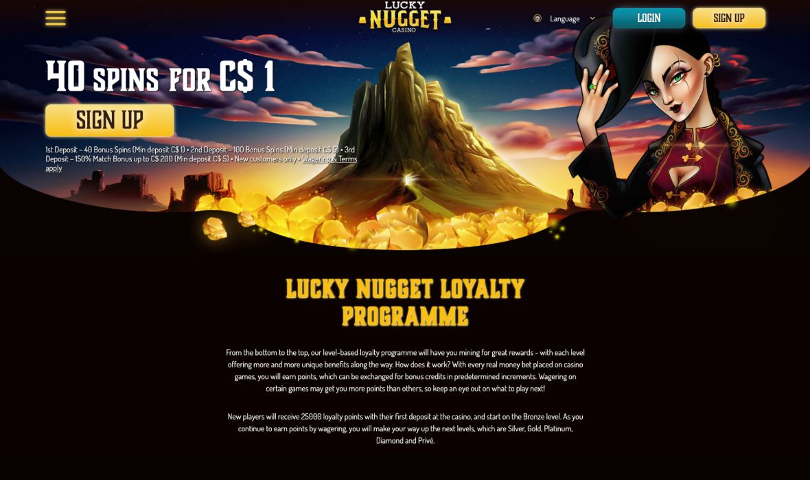 Learn more about the VIP program on the Lucky Nugget Casino VIP page.