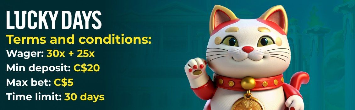 Terms and Conditions for Lucky Days Casino