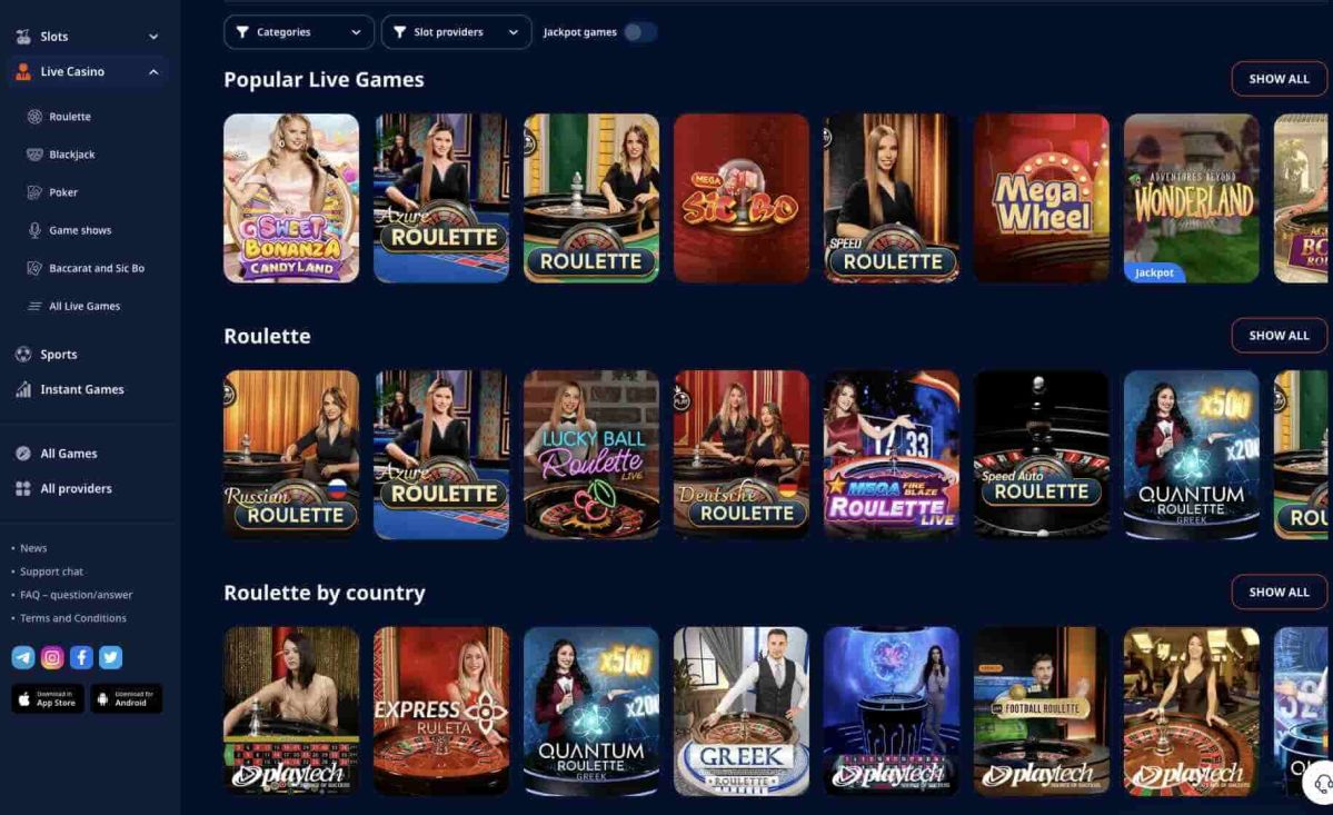 For those seeking a variety of iGaming options, Monro Casino is an excellent choice, boasting over 7,500 slot games along with a comprehensive sports section. The casino is designed to be mobile-friendly, allowing you to download their app and take advantage of bonuses like the 900 CAD + 400 FS package on both iOS and Android platforms.