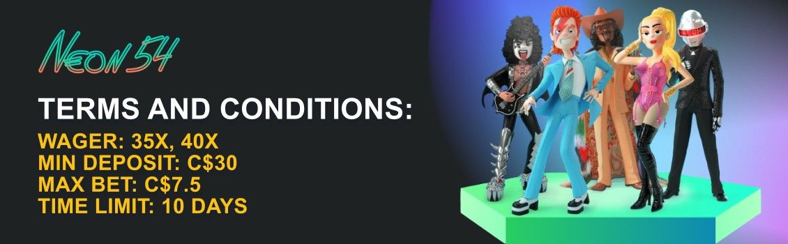 Neon54 Casino Terms and Conditions