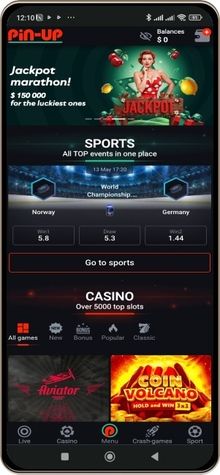Deposit options at Pin-Up Casino
