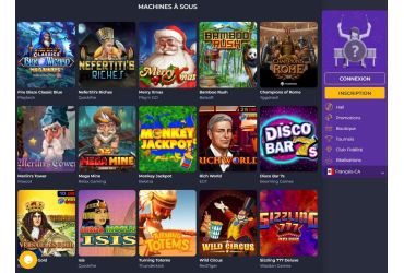 Les machines à sous sur le site Rolling Slots