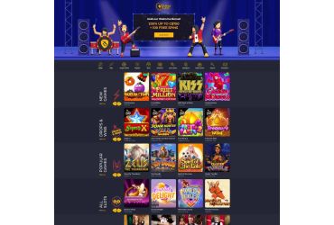 Rolling Slots casino - lobby