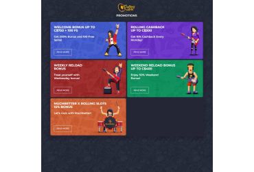 Discover the various promotions available at Rolling Slots casino.