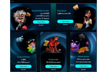Spin Madness Casino - current promotional offers