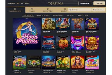 Tortuga Casino - jeux