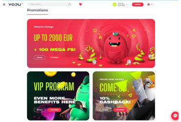 Yoju Casino - page promotionnelle