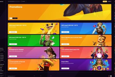 Zoome Casino - page promotionnelle