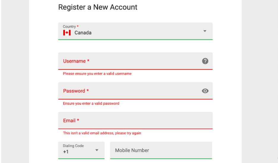 All Slots casino - registration step 3