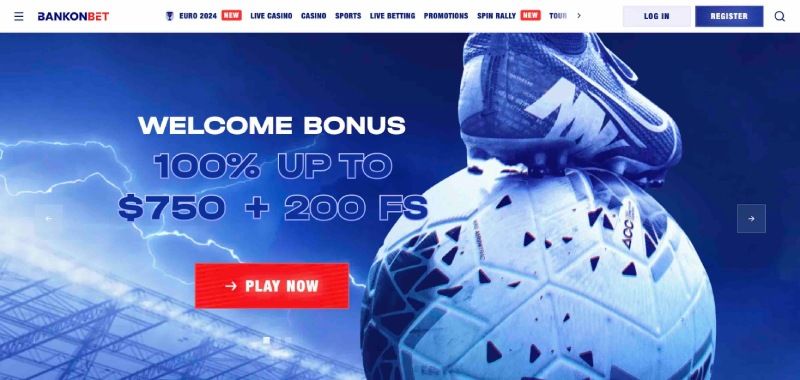 Bankobet main page