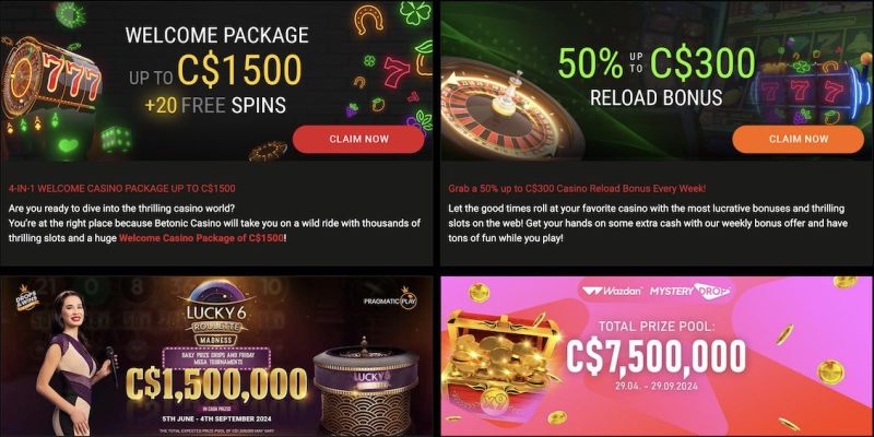 Betonic promotion page