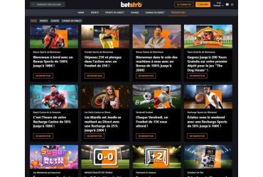 Betstro - Page promotionnelle