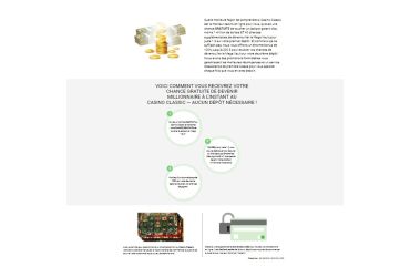 Casino Classic - page promotionnelle