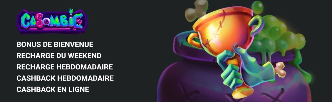 Bonus du casino Casombie