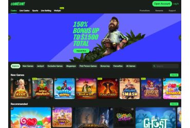 Comeon - main page